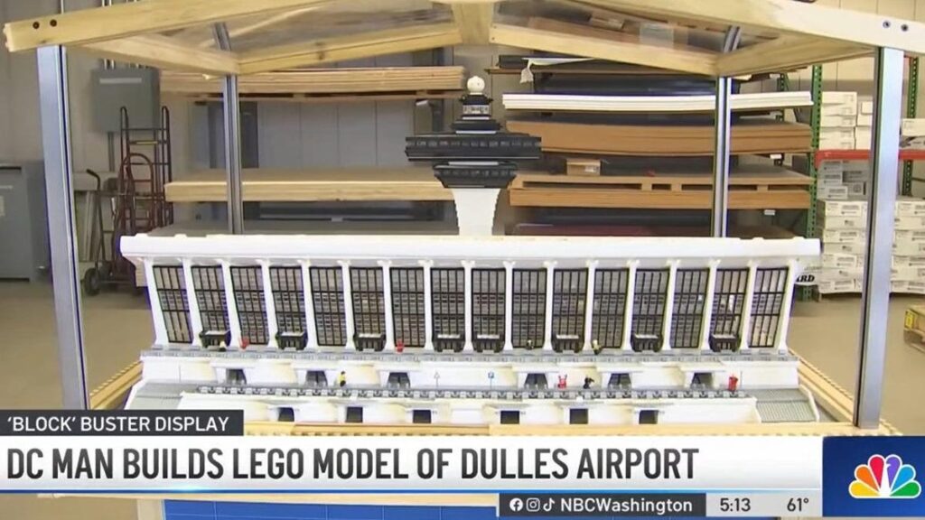 Awesome Lego Replica Of Dulles Airport Took 45,000 Bricks And A Year To Build