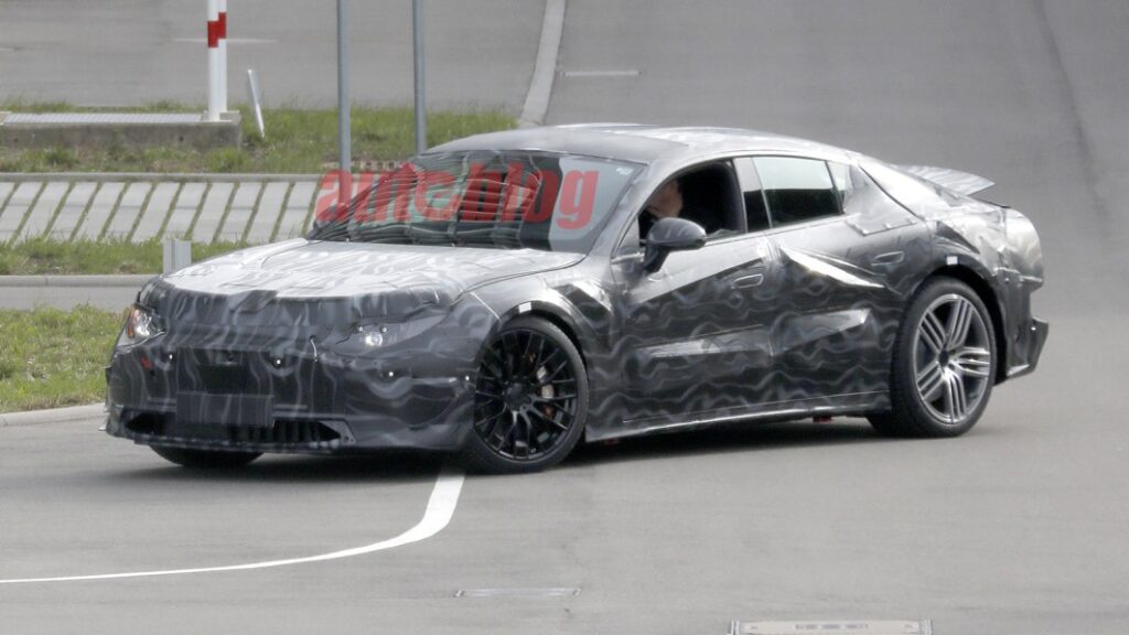 Mercedes-AMG GT 4-Door spy photos suggest it's an EV