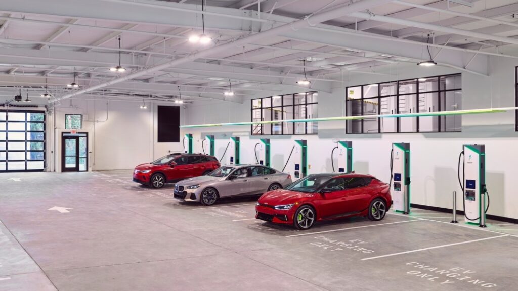 New indoor EV charging station in San Francisco offers a glimpse into the future