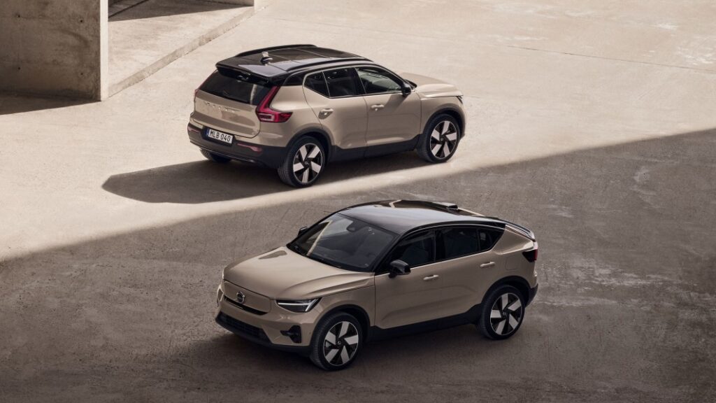 Volvo XC40 and C40 Recharges renamed EX40 and EC40, no 'Recharge' needed