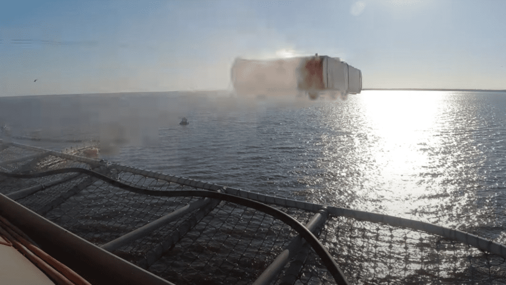 Watch a U.S. Navy aircraft carrier catapult cars — well, sort-of cars — off its flight deck