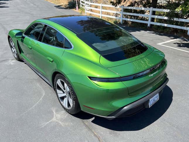 Image for article titled At $64,000, Will This 2020 Porsche Taycan 4S Make It Easy Being Green?