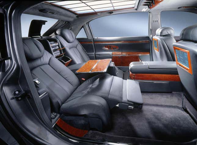 2002 Maybach 62 interior