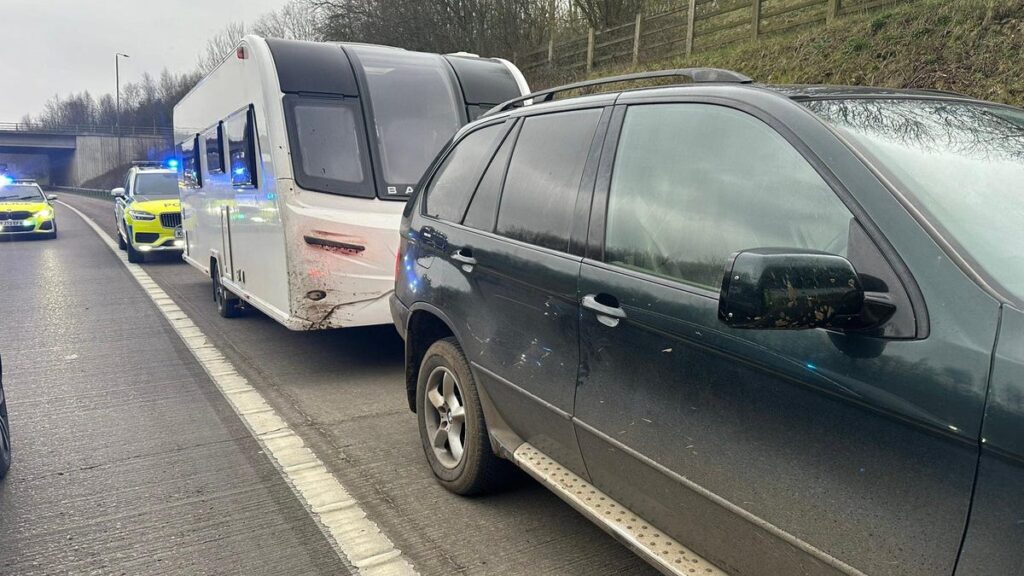 UK Police Stop BMW Towing Stolen Travel Trailer, Discover Thief Is 11-Year-Old Child