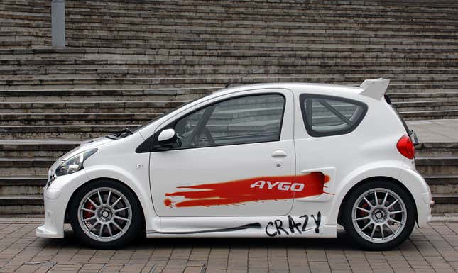 Toyota Aygo Crazy side view