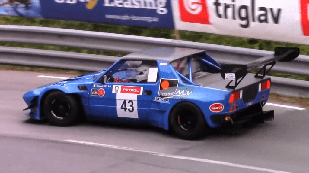 A 1,500-Pound, Flame-Spitting Fiat Race Car Is Here To Save Your Morning