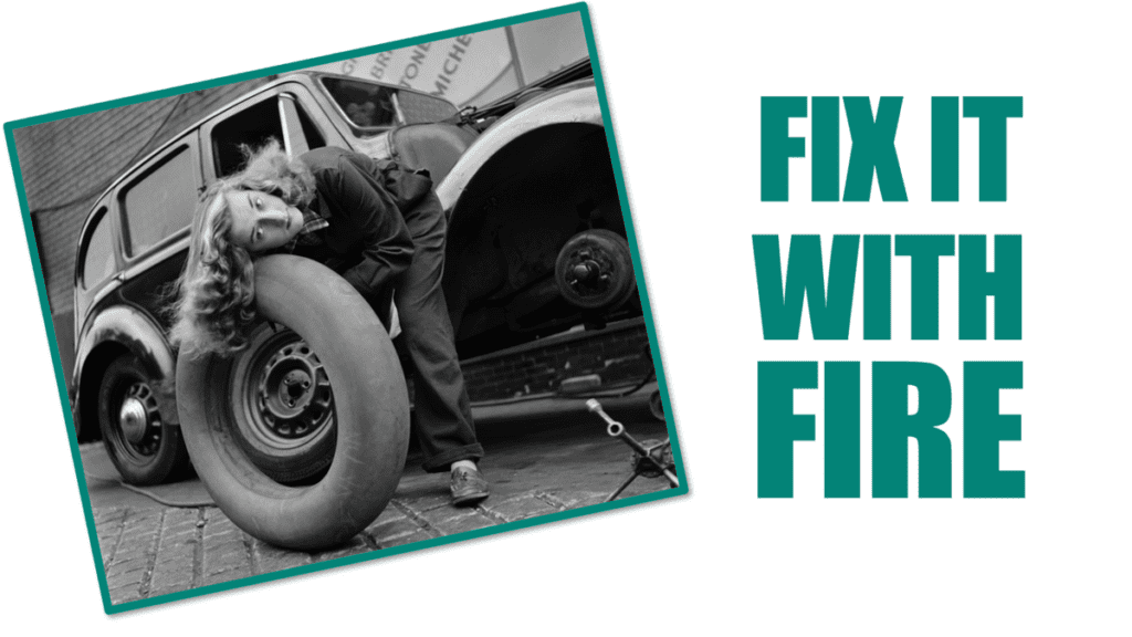 Flammable Old Tire Patches Are The Hottest Way To Fix A Flat