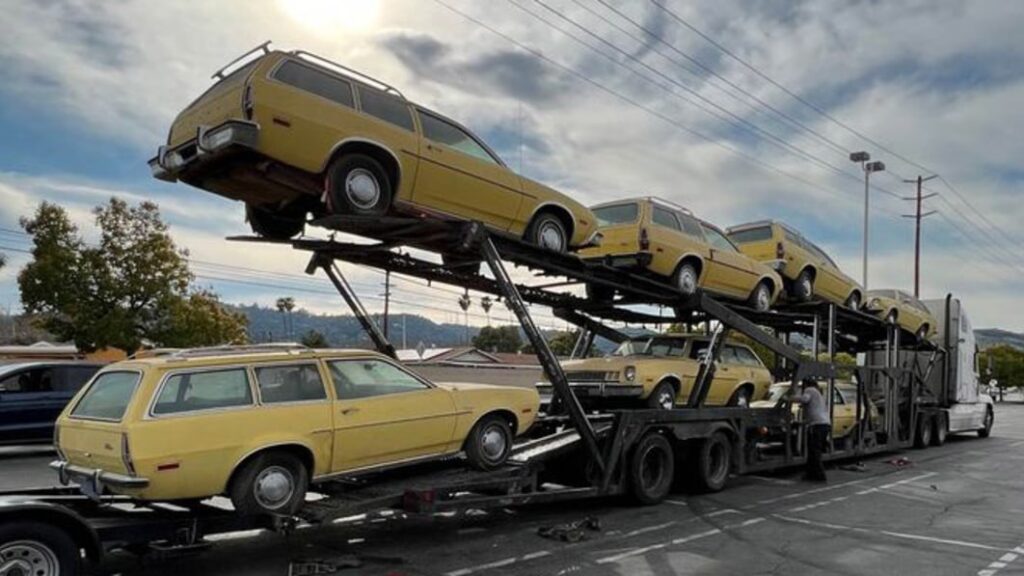 Six-pack of identical Ford Pinto Wagons for sale, in case you were looking