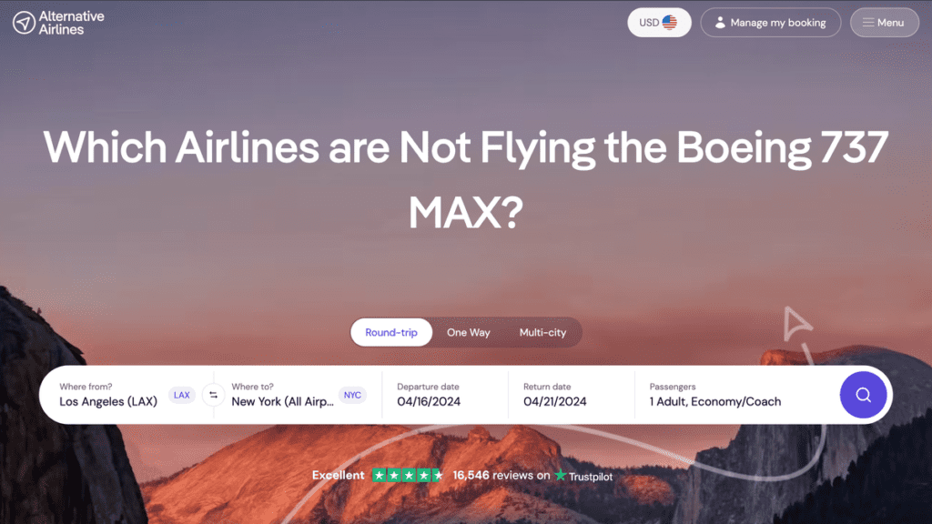 This Website Lets You Search For Flights That Don’t Use Boeing Aircraft