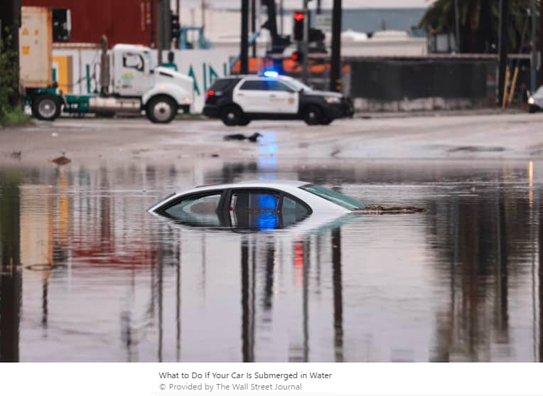 What to Do If Your Car Is Submerged in Water