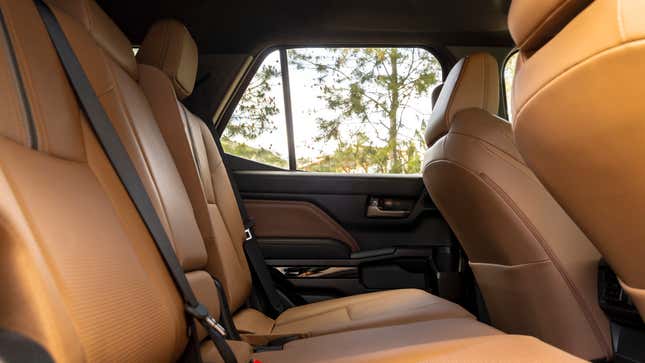 Rear seat of a 2025 Toyota 4Runner