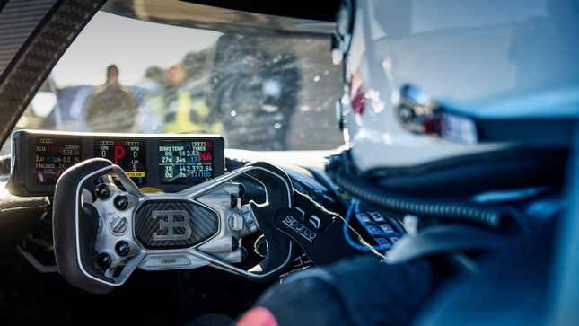 Interior of a Bugatti Bolide