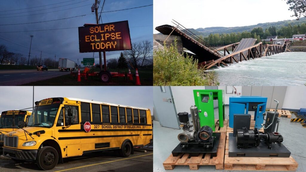 Broken Bridges, The Enduring Legacy Of The School Bus And A Solar Eclipse In This Week's Beyond Cars Roundup