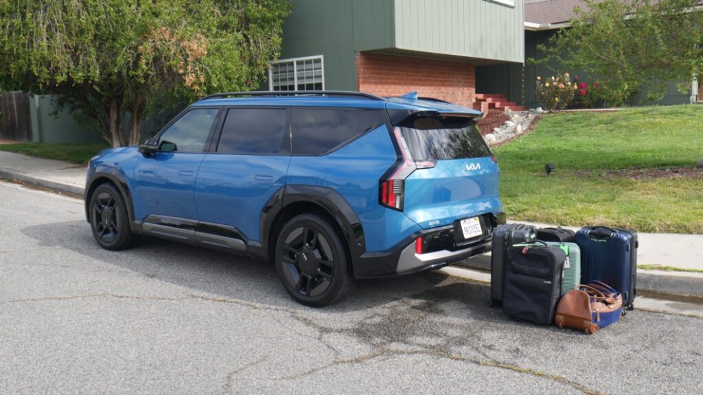 Kia EV9 Luggage Test: How much fits behind the third row (and frunk)?