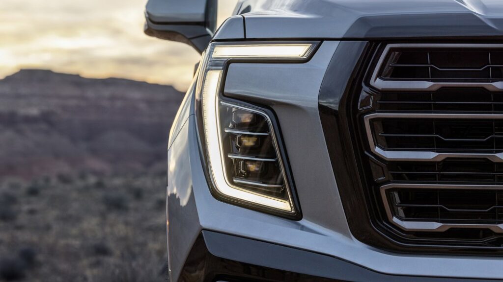 2025 GMC Yukon AT4 teased, will likely follow 2025 Suburban template