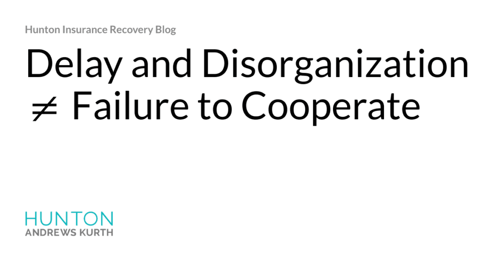 Delay and Disorganization ≠ Failure to Cooperate