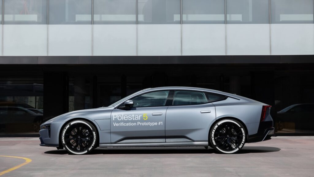 Polestar 5 prototype charges from 10% to 80% in 10 minutes