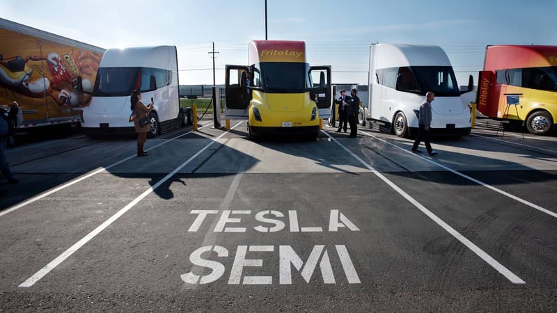 Tesla Semi in short supply for PepsiCo; other customers use competing EV trucks