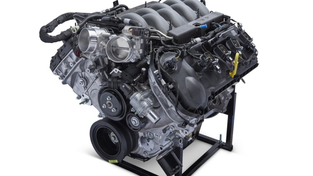 The new Ford Mustang's V8 is available as a crate engine