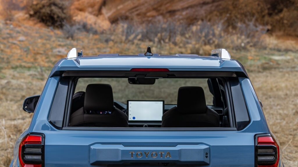 Toyota teases 2025 4Runner's roll-down rear window