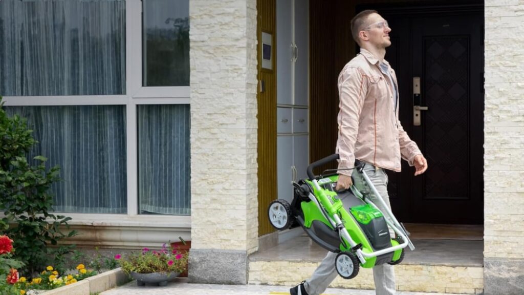 This Greenworks 16-inch electric lawn mower is one of the highest-rated on Amazon and it's 25% off today