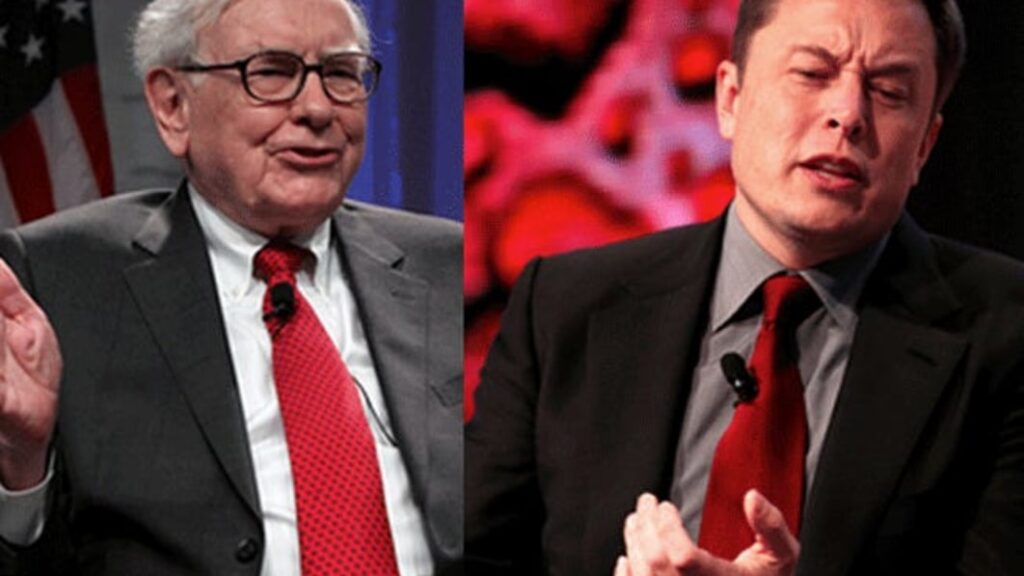 Elon Musk says Warren Buffett should buy Tesla stock.