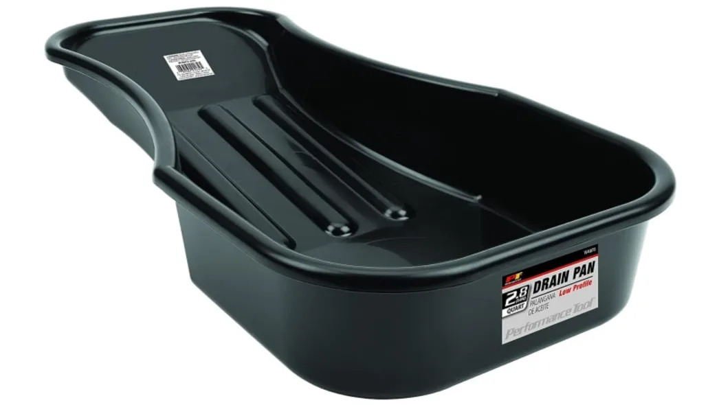 Performance Tool Heavy-Duty Quart Oil Drain Pan 1