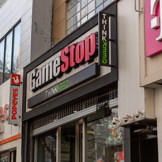 A GameStop store in New York.