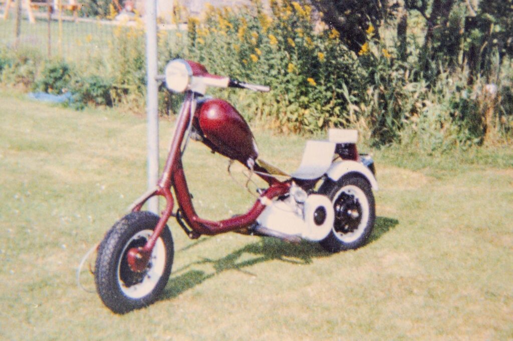 Custom Lambretta chopper