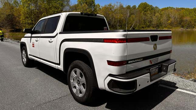 2023 Lordstown Endurance electric pickup truck rear