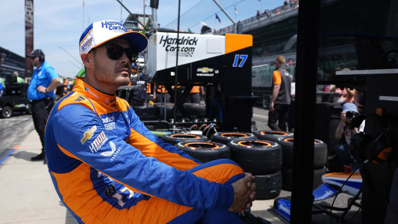 NASCAR star Kyle Larson is milking his Indy 500 debut, including a cow