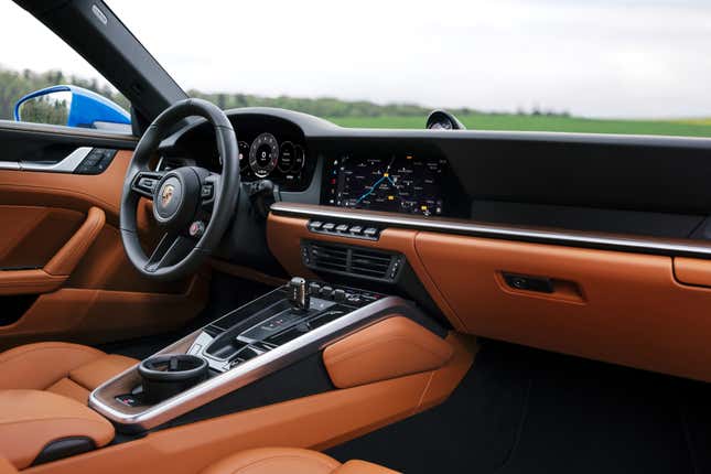 Interior of a 2025 Porsche 911 Carrera