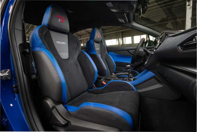 2025 Subaru WRX tS interior