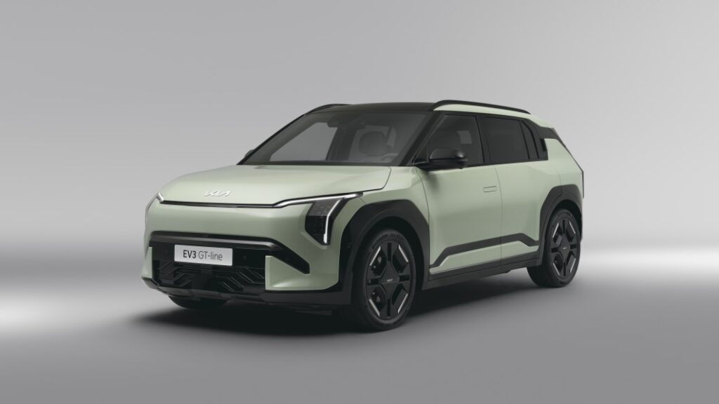 2025 Kia EV3 unveiled with EV9-like design and high-tech interior
