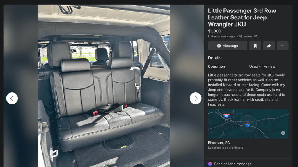 Do Not Buy A Rear-Facing Third Row For Your Jeep Wrangler For The Love Of God