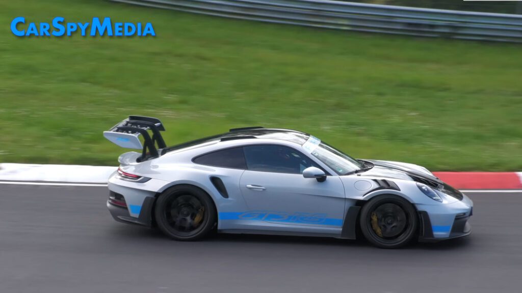 Porsche GT2 RS mule hits the 'Ring wearing GT3 RS bodywork