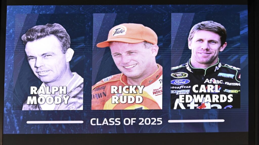 Ricky Rudd, Carl Edwards, Ralph Moody selected to NASCAR Hall of Fame
