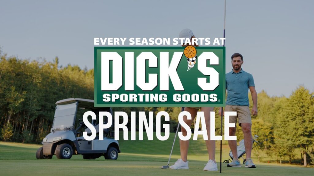 Save up to 50% off on complete golf sets, Nike shoes, shorts and more at Dick's huge spring sale