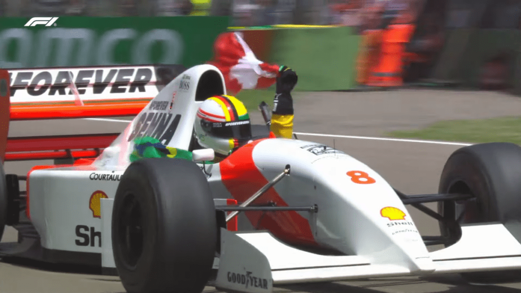 Sebastian Vettel Drives Ayrton Senna's McLaren In Tearjerker Tribute At Imola