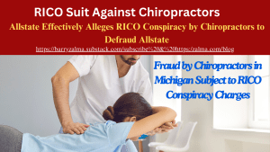 RICO Suit Against Chiropractors