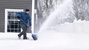 Snow Joe cordless snow shovel summer sale — its lowest recorded price at Amazon