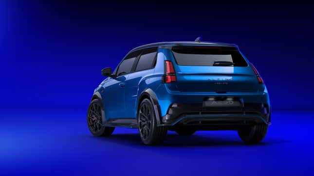 Image for article titled Alpine’s A290 Electric Hot Hatch Will Teach You To Drive Better