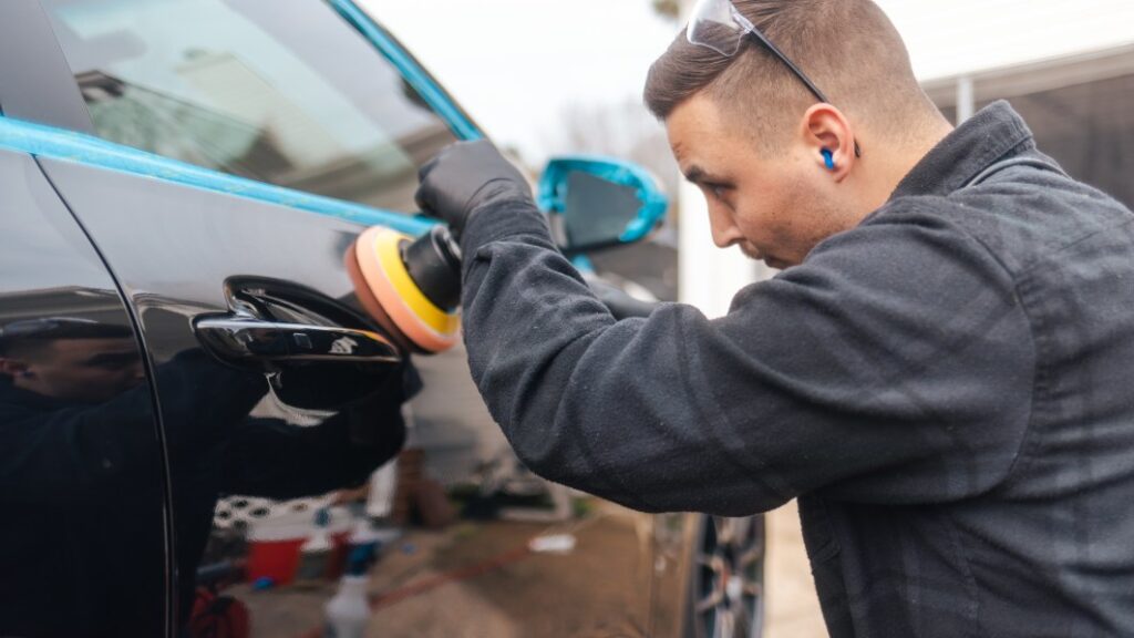 How to buff out scratches on a car