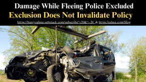 Damage While Fleeing Police Excluded