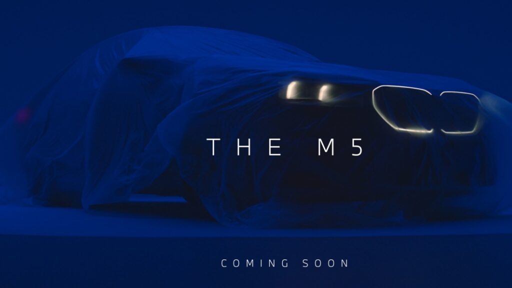 2025 BMW M5 gets one more tease before imminent debut