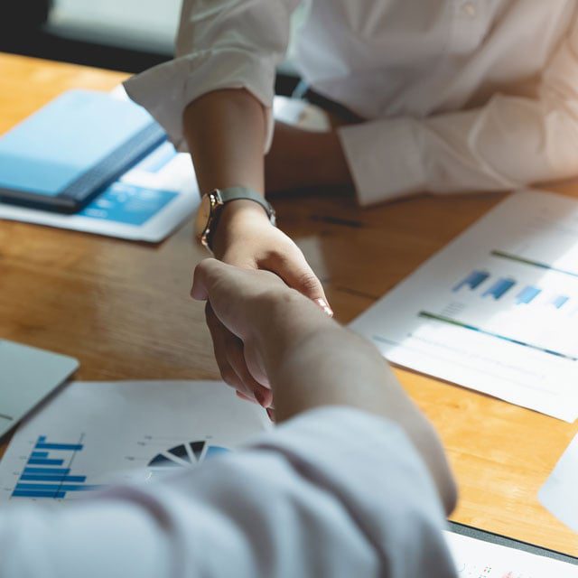 Advisors Shaking Hands