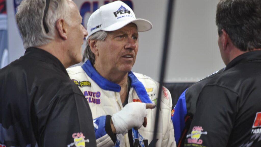 75-year-old drag racing legend John Force alert after fiery, 300-mph crash