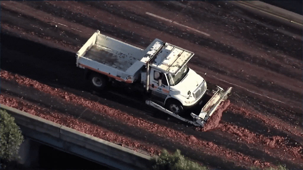 A Massive Meat Spill Clogged One Of Oakland’s Arterial Roads