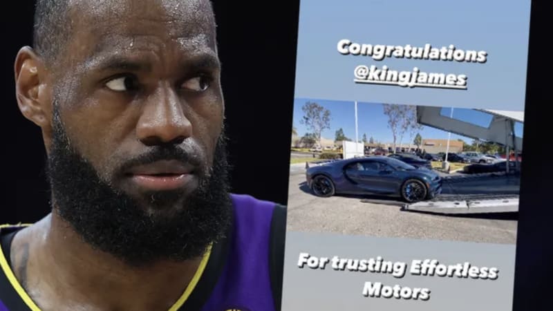 Dealer says he sold LeBron James a Bugatti. LeBron replies: 'LIARS!'