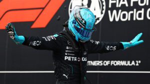 George Russell takes pole at Canadian Grand Prix ahead of Max Verstappen